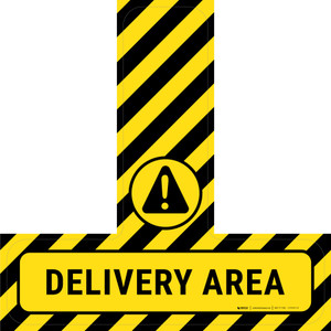 Delivery Area - Floor Sign T's