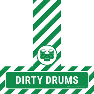 Dirty Drums - Floor Sign T's
