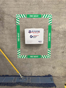 First Aid Kit - Wall Frame Sign