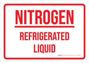 Nitrogen - Refrigerated Liquid Landscape - Wall Sign Nitrogen - Refrigerated Liquid Landscape - Wall Sign