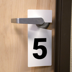 Number 5 - Door Hanger