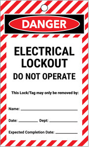 Electrical Lockout - Do Not Operate - Lockout Tags Electrical Lockout - Do Not Operate - Lockout Tags