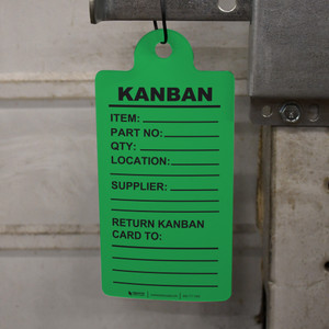 Kanban Green - Hang Tag