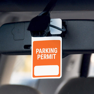 Parking Permit - Write-on - Car Permit Parking Tag