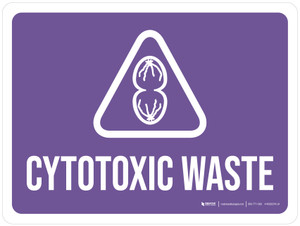 Cytotoxic Waste Landscape - Wall Sign