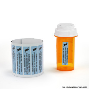 Shake Well Before Using Clean Mouthpiece After Each Use - Pharmaceutical Auxiliary Label