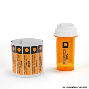 Caution Federal Law Prohibits Dispensing Without Prescription (Spanish) - Pharmaceutical Auxiliary Label