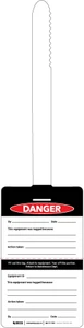 Danger - Self-Locking Tear-Off Tag