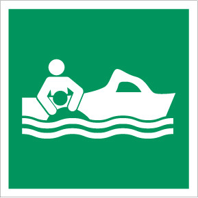 Rescue Boat Safe Condition - IMO Glow Label
