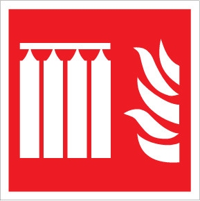 Fixed Fire Extinguishing Battery Fire Safety - IMO Glow Label