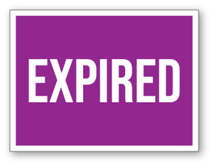 Expired - Shipping Label