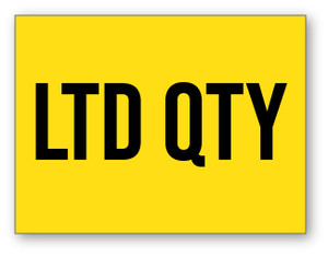 Ltd Qty Yellow - Shipping Label