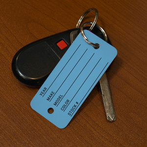 Year-Make-Model Landscape Blue - Auto Dealership Key Tags Year-Make-Model Landscape Blue - Auto Dealership Key Tags