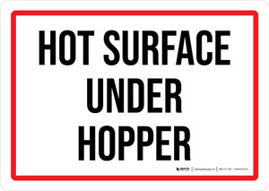 Hot Surface Under Hopper Landscape - Wall Sign