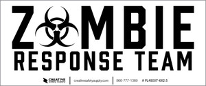 Zombie Response Team White - Label
