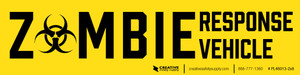 Zombie Response Vehicle Yellow - Label