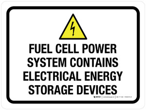 Fuel Cell Power System Contains Electrical Energy Storage Devices Landscape - Wall Sign