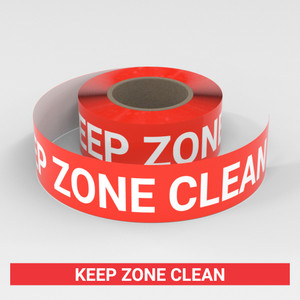 Keep Zone Clean - Smart Stripe Inline Printed Floor Tape