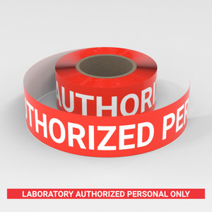 Laboratory Authorized Personal Only - Smart Stripe Inline Printed Floor Tape