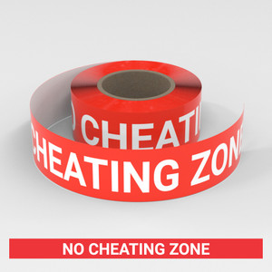 No Cheating Zone - Smart Stripe Inline Printed Floor Tape