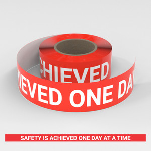 Safety Is Achieved One Day At A Time - Smart Stripe Inline Printed Floor Tape