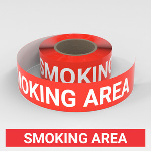Smoking Area - Smart Stripe Inline Printed Floor Tape