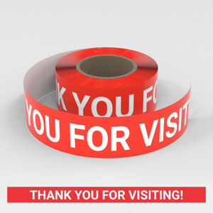 Thank You For Visiting! - Smart Stripe Inline Printed Floor Tape