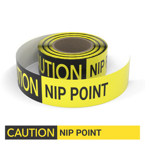 Caution: Nip Point - Smart Stripe Inline Printed Floor Tape