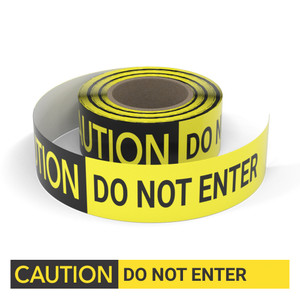 Caution: Do Not Enter - Smart Stripe Inline Printed Floor Tape Caution: Do Not Enter - Smart Stripe Inline Printed Floor Tape