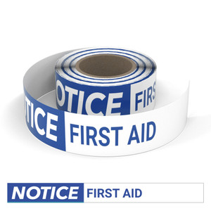 Notice: First Aid - Smart Stripe Inline Printed Floor Tape