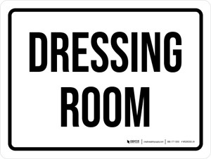Dressing Room Landscape - Wall Sign