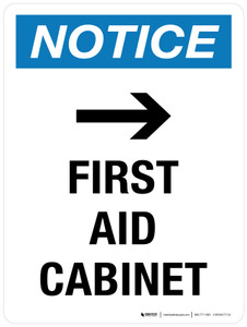 Notice: Gas Meter Enclosed Landscape - Wall Sign