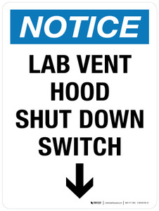 Notice: Oil And Gas Storage Building Landscape - Wall Sign