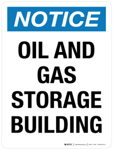 Notice: On And Off Switch with Left Arrow Portrait - Wall Sign