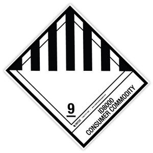 ID8000 Consumer Commodity - D.O.T. Label (20 Pack)