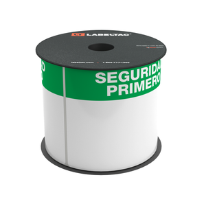 LabelTac® 4 and Pro Model Die-Cut "Seguridad Primero" (Safety First) Header Supply LabelTac® 4 and Pro Model Die-Cut "Seguridad Primero" (Safety First) Header Supply