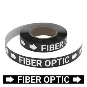 Fiber Optic (Black) - Pipe Marking Roll