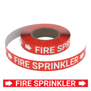 Fire Sprinkler - Pipe Marking Roll