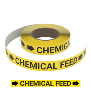 Chemical Feed (Yellow) - Pipe Marking Roll