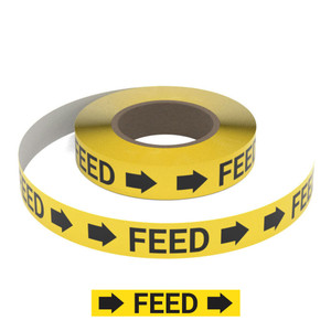 Feed (Yellow) - Pipe Marking Roll