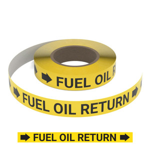 Fuel Oil Return - Pipe Marking Roll