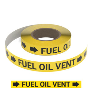 Fuel Oil Vent - Pipe Marking Roll