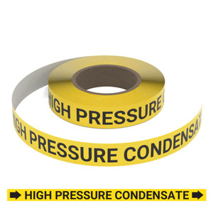 High Pressure Condensate (Yellow) - Pipe Marking Roll