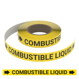 Combustible Liquid - Pipe Marking Roll