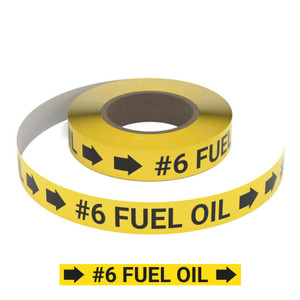 #6 Fuel Oil - Pipe Marking Roll