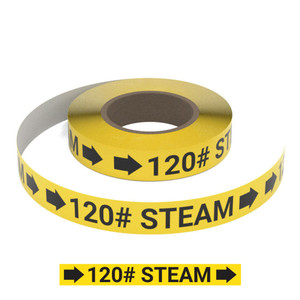 120# Steam - Pipe Marking Roll