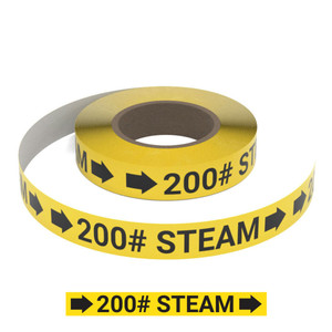 200# Steam - Pipe Marking Roll