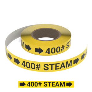 400# Steam - Pipe Marking Roll