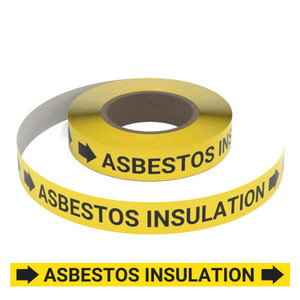 Asbestos Insulation - Pipe Marking Roll