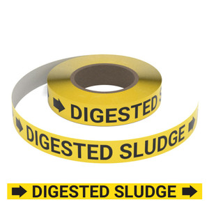 Digested Sludge - Pipe Marking Roll